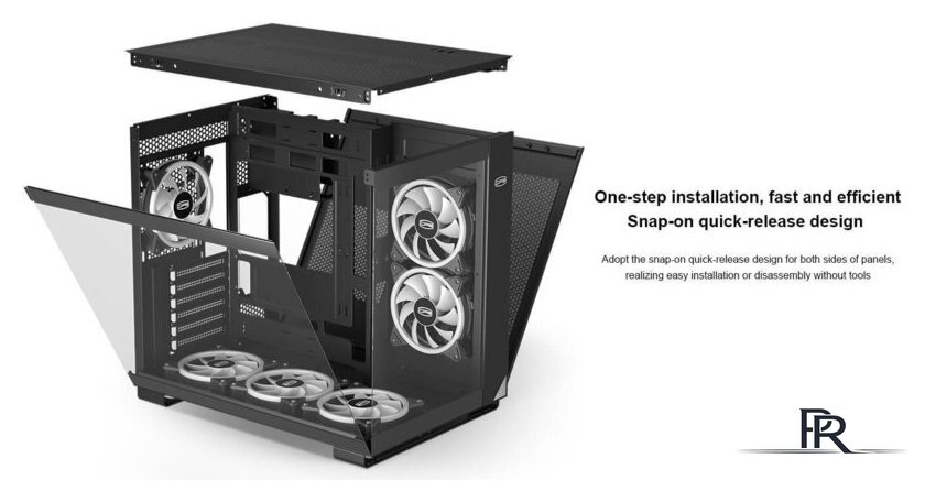 Корпус PCCooler C3 T500 ARGB (черный) - Изображение №8 — Интернет-магазин ПроЗаказ