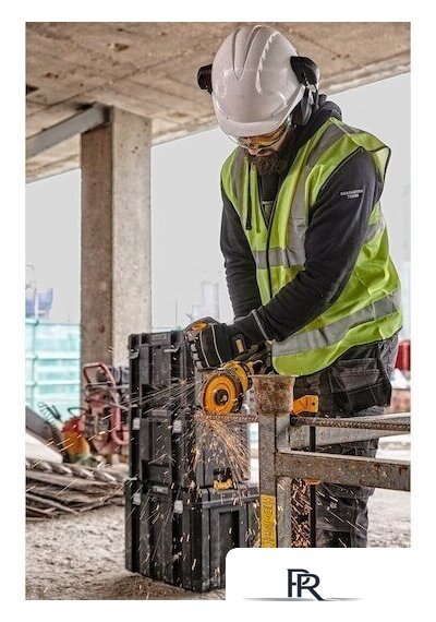 Угловая шлифмашина DeWalt DCG414T2 (с 2-мя АКБ, кейс) - Изображение №5 — Интернет-магазин ПроЗаказ