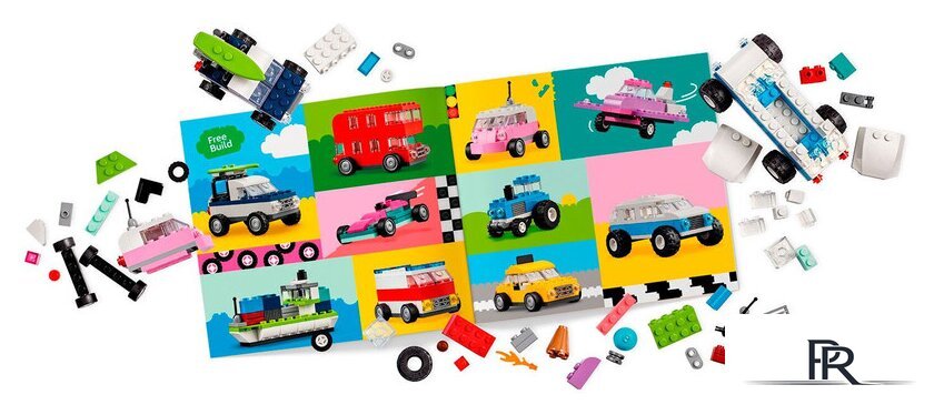 Набор деталей LEGO Classic 11036 Создавай автомобили - Изображение №11 — Интернет-магазин ПроЗаказ