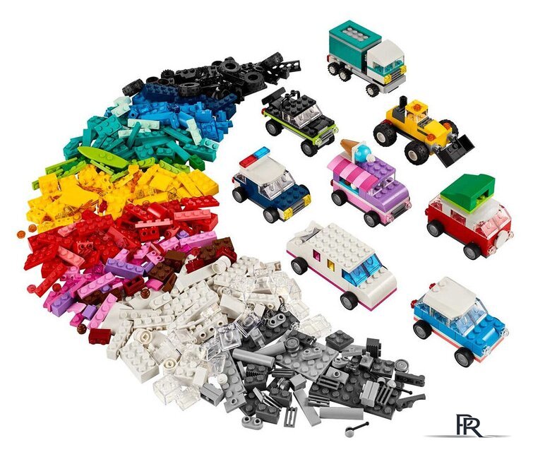 Набор деталей LEGO Classic 11036 Создавай автомобили - Изображение №3 — Интернет-магазин ПроЗаказ