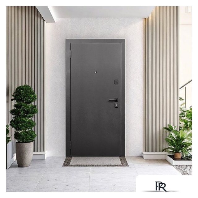 Металлическая дверь Guard 96x205x7 левая (серебристый/белый матовый) - Изображение №6 — Интернет-магазин ПроЗаказ