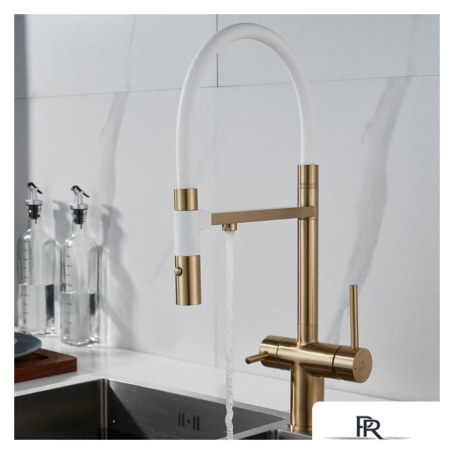 Смеситель Rose R958G (золотой сатин) - Изображение №7 — Интернет-магазин ПроЗаказ