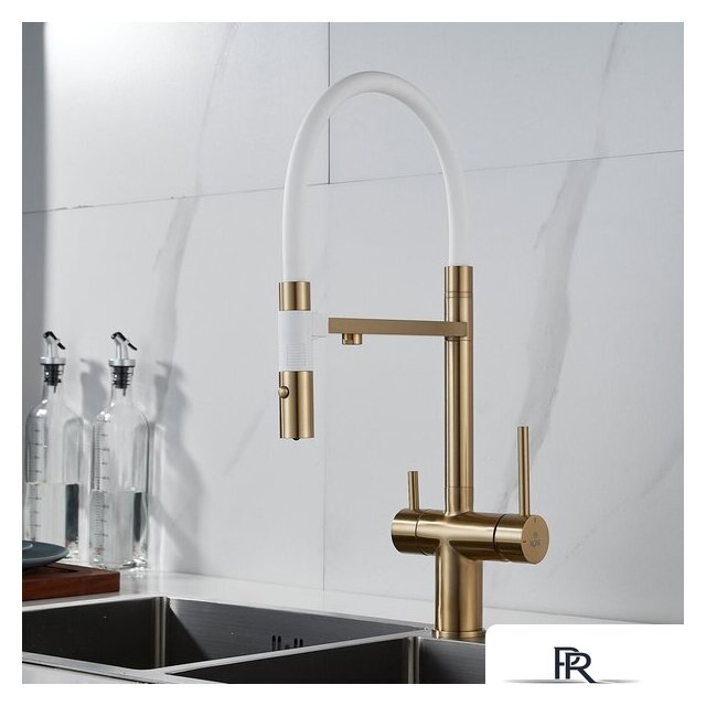 Смеситель Rose R958G (золотой сатин) - Изображение №2 — Интернет-магазин ПроЗаказ