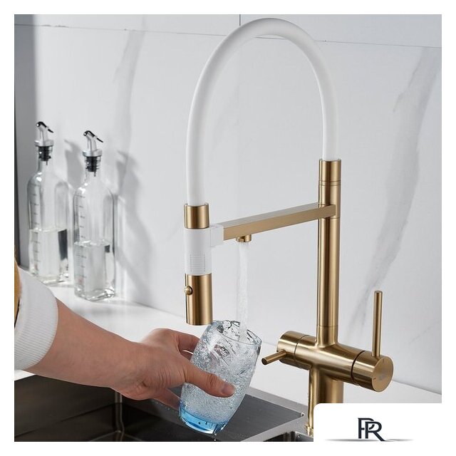 Смеситель Rose R958G (золотой сатин) - Изображение №9 — Интернет-магазин ПроЗаказ