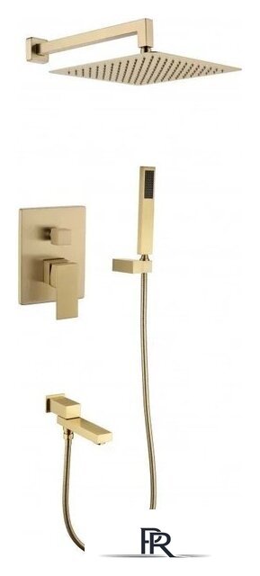 Душевая система  Grocenberg GB5089MG-1 (золото матовый) - Изображение №7 — Интернет-магазин ПроЗаказ