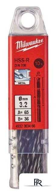 Набор сверл Milwaukee 4932363466 (10 предметов) - Изображение №1 — Интернет-магазин ПроЗаказ
