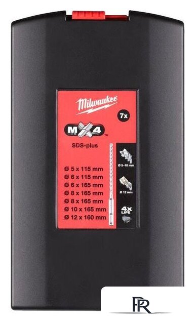 Набор буров Milwaukee 4932478626 - Изображение №2 — Интернет-магазин ПроЗаказ