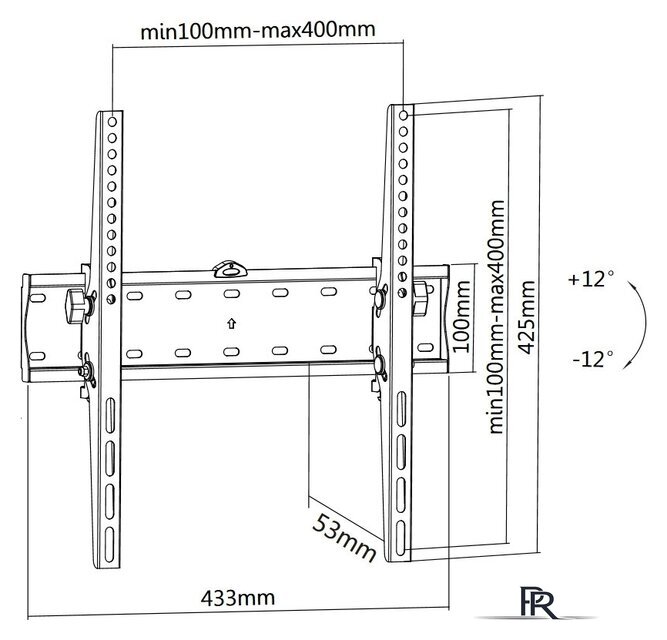 Кронштейн для телевизора Ultramounts UM838T - Изображение №2 — Интернет-магазин ПроЗаказ