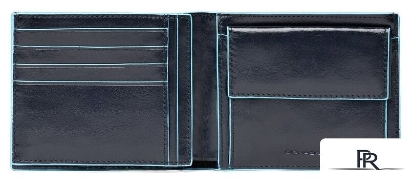 Кошелек Piquadro Blue Square PU1240B2/BLU2 - Изображение №2 — Интернет-магазин ПроЗаказ