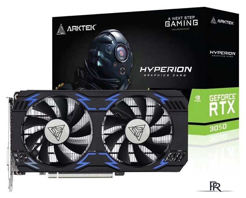 Видеокарта Arktek Hyperion GeForce RTX 3050 6GB GDDR6 AKN3050D6S6GH1 - Изображение №3 — Интернет-магазин ПроЗаказ