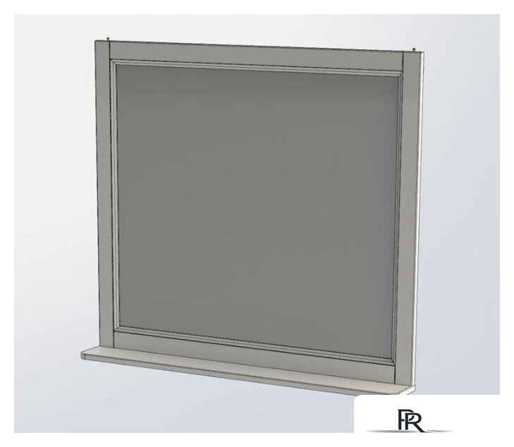  Aquanet Зеркало Бостон М 100 209674 (белый матовый) - Изображение №3 — Интернет-магазин ПроЗаказ