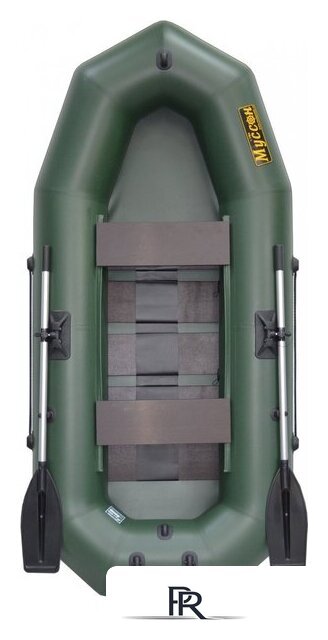 Моторно-гребная лодка Муссон R-260 PC TP (зеленый) - Изображение №1 — Интернет-магазин ПроЗаказ