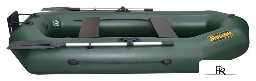 Моторно-гребная лодка Муссон R-260 PC TP (зеленый) - Изображение №4 — Интернет-магазин ПроЗаказ