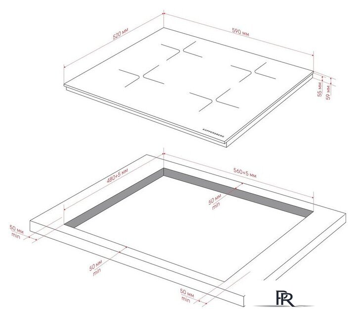 Варочная панель KUPPERSBERG ICI 609 - Изображение №5 — Интернет-магазин ПроЗаказ