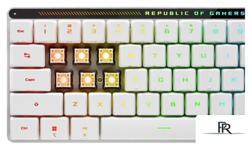 Клавиатура ASUS ROG Falchion RX Low Profile (ASUS ROG RX Red, белый) - Изображение №11 — Интернет-магазин ПроЗаказ