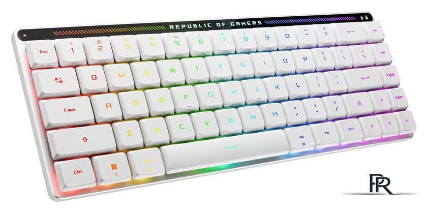 Клавиатура ASUS ROG Falchion RX Low Profile (ASUS ROG RX Red, белый) - Изображение №3 — Интернет-магазин ПроЗаказ