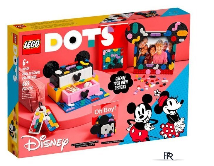 Конструктор LEGO Dots 41964_1 Коробка Снова в школу с Микки и Минни Маусами - Изображение №1 — Интернет-магазин ПроЗаказ