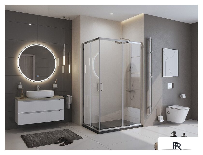 Душевой поддон BelBagno TRAY-MR-UNO-AH-120/90-35-NERO-CR 120x90 - Изображение №6 — Интернет-магазин ПроЗаказ