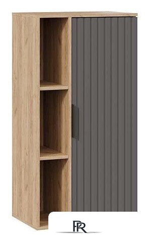 Шкаф распашной Трия Хилтон (дуб крафт золотой/графит матовый) - Изображение №1 — Интернет-магазин ПроЗаказ