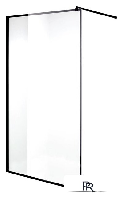 Душевая стенка Niagara NG-687-10 100x195 (черный) - Изображение №1 — Интернет-магазин ПроЗаказ