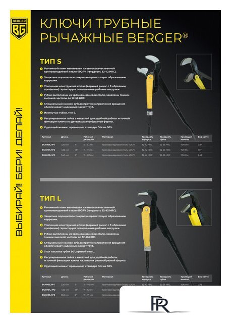 Гаечный ключ Berger BG4008 - Изображение №8 — Интернет-магазин ПроЗаказ