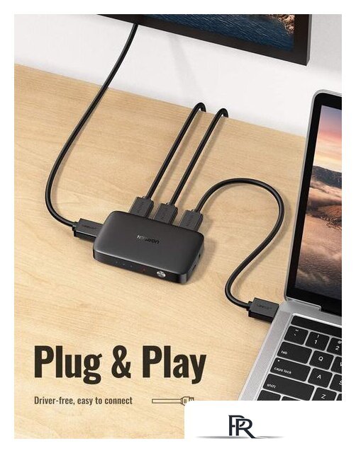 Переключатель Ugreen CM332 80125 4 x HDMI (с пультом ДУ, черный) - Изображение №6 — Интернет-магазин ПроЗаказ