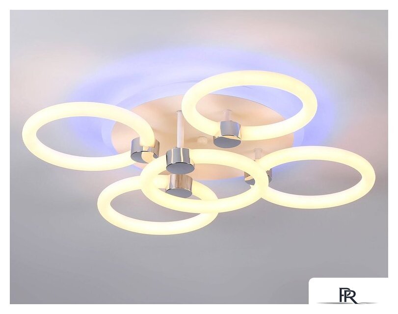 Припотолочная люстра Ambrella light Original FA3841/4+1 WH - Изображение №3 — Интернет-магазин ПроЗаказ