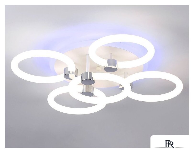 Припотолочная люстра Ambrella light Original FA3841/4+1 WH - Изображение №2 — Интернет-магазин ПроЗаказ