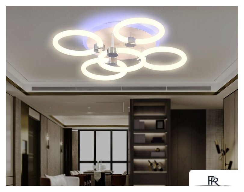 Припотолочная люстра Ambrella light Original FA3841/4+1 WH - Изображение №10 — Интернет-магазин ПроЗаказ