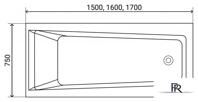 Ванна Lauter Versailles 150x75 21070050 (с ножками) - Изображение №12 — Интернет-магазин ПроЗаказ
