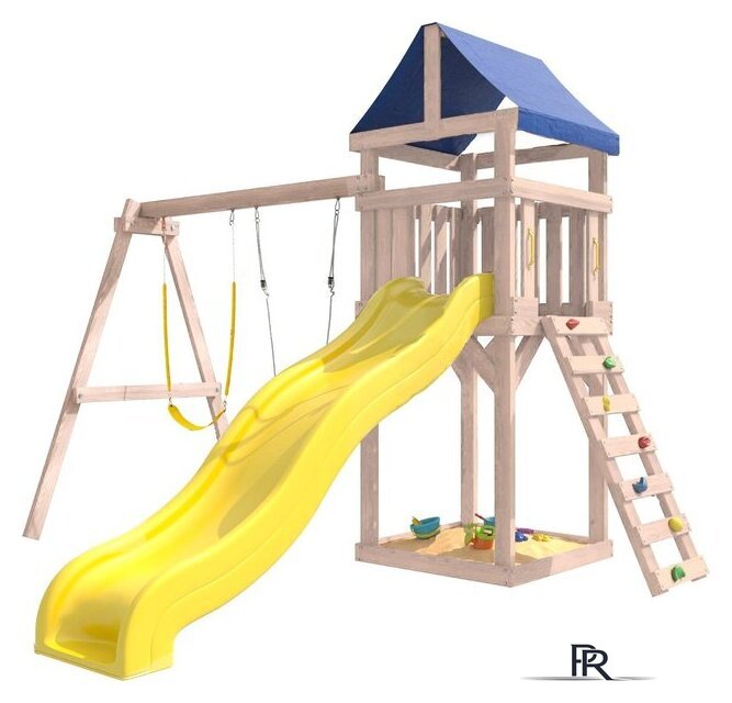 Игровой комплекс National Tree Company С гибкими качелями IgroWoods ДКНП-11 (не окрашен) - Изображение №2 — Интернет-магазин ПроЗаказ