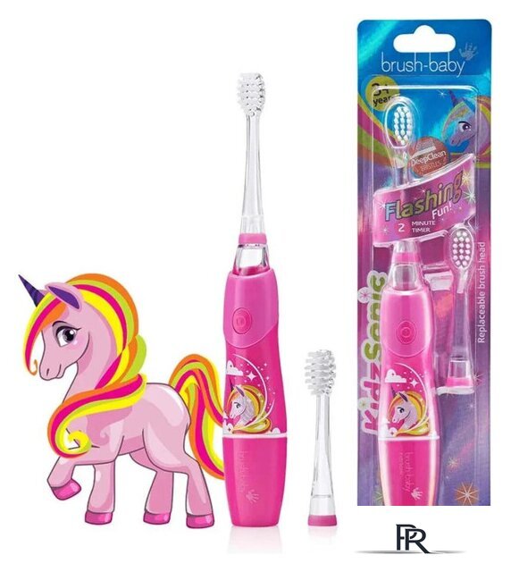 Электрическая зубная щетка Brush-Baby KidzSonic Unicorn - Изображение №1 — Интернет-магазин ПроЗаказ