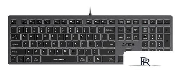 Клавиатура A4Tech Fstyler FX60 (белая подсветка) - Изображение №1 — Интернет-магазин ПроЗаказ