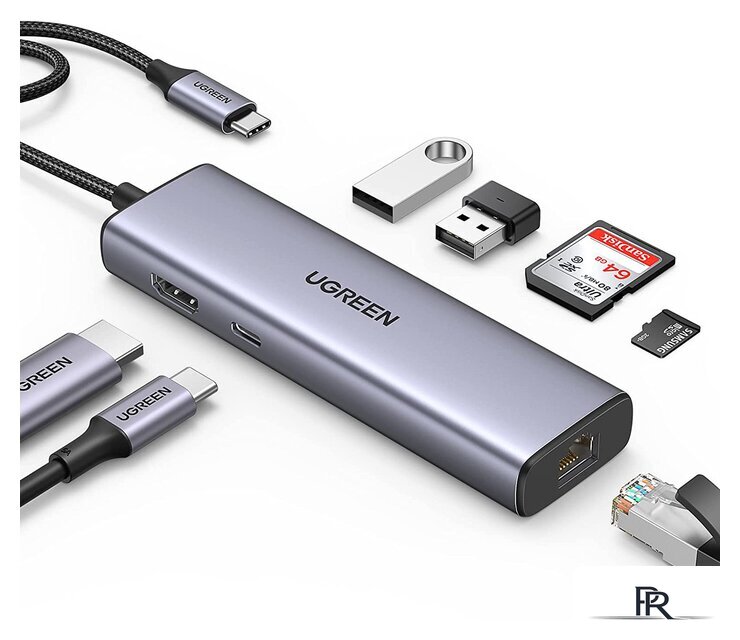 Док-станция Ugreen CM512 90568 - Изображение №1 — Интернет-магазин ПроЗаказ