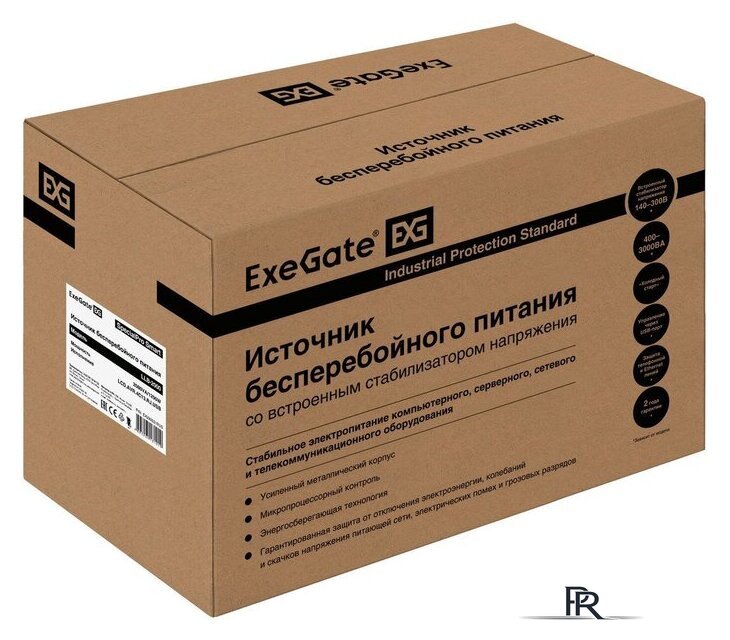 Источник бесперебойного питания ExeGate SpecialPro Smart LLB-2000.LCD.AVR.4C13.RJ.USB EX292631RUS - Изображение №4 — Интернет-магазин ПроЗаказ