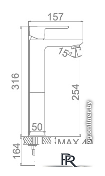 Смеситель Ledeme L1055-22 - Изображение №2 — Интернет-магазин ПроЗаказ