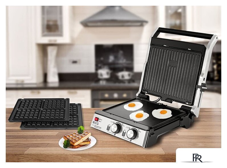 Электрогриль ECG KG 2033 Duo Grill & Waffle - Изображение №27 — Интернет-магазин ПроЗаказ