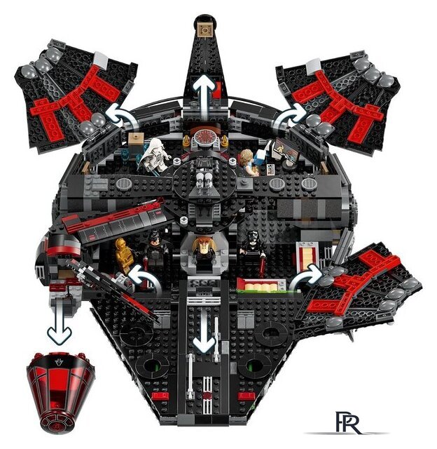 Конструктор LEGO Star Wars 75389 Темный сокол - Изображение №6 — Интернет-магазин ПроЗаказ