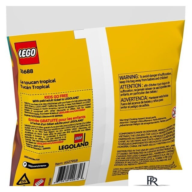Конструктор LEGO Creator 3 в 1 30688 Тропический тукан - Изображение №3 — Интернет-магазин ПроЗаказ