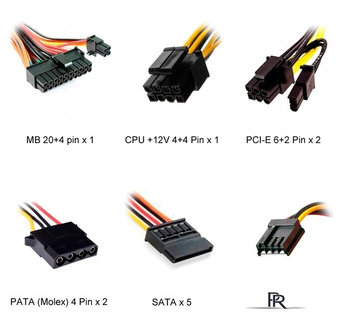 Блок питания Powerman PM-600ATX-F - Изображение №4 — Интернет-магазин ПроЗаказ