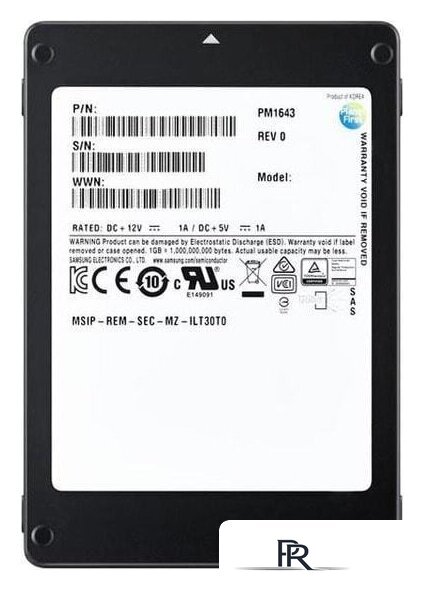 SSD Samsung PM1643a 1.92TB MZILT1T9HBJR-00007 - Изображение №1 — Интернет-магазин ПроЗаказ