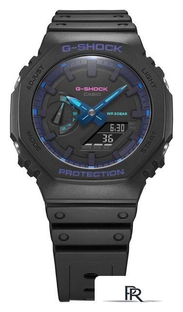 Наручные часы Casio G-Shock GA-2100VB-1A - Изображение №2 — Интернет-магазин ПроЗаказ