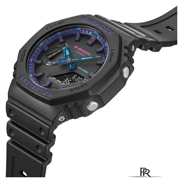 Наручные часы Casio G-Shock GA-2100VB-1A - Изображение №3 — Интернет-магазин ПроЗаказ