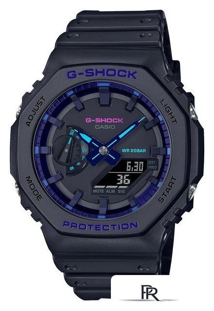 Наручные часы Casio G-Shock GA-2100VB-1A - Изображение №1 — Интернет-магазин ПроЗаказ