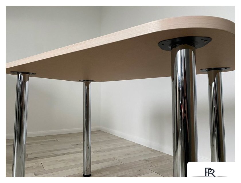 Кухонный стол Senira Р-001-02 (аламбра светлая/хром) - Изображение №9 — Интернет-магазин ПроЗаказ