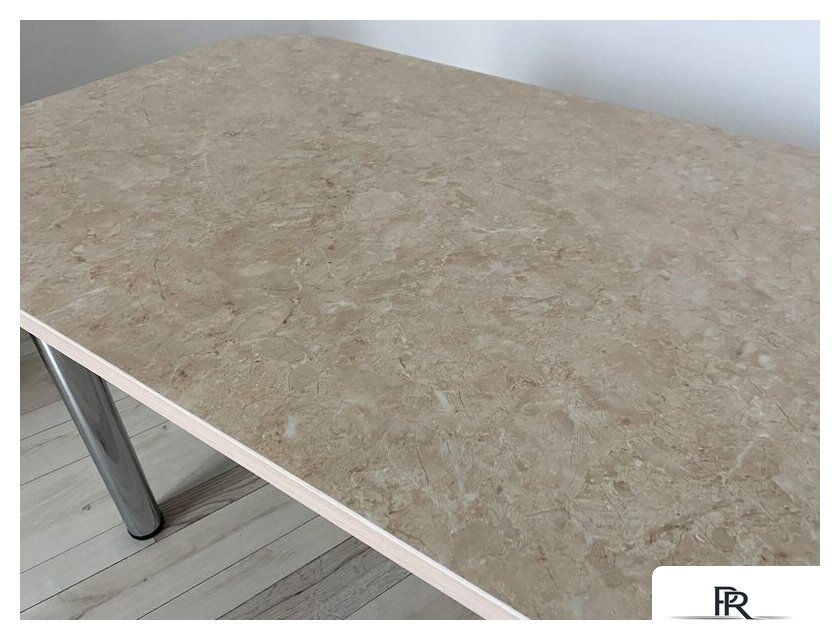 Кухонный стол Senira Р-001-02 (аламбра светлая/хром) - Изображение №6 — Интернет-магазин ПроЗаказ