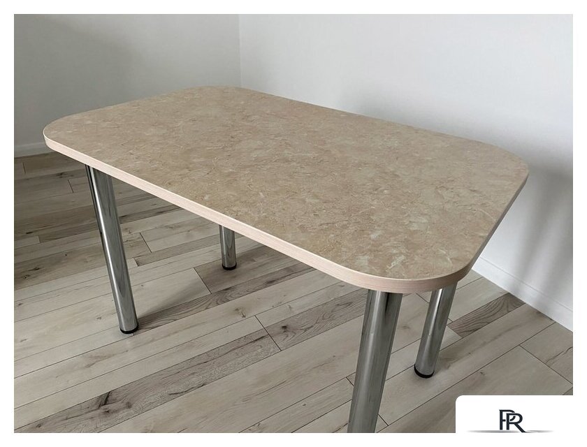 Кухонный стол Senira Р-001-02 (аламбра светлая/хром) - Изображение №8 — Интернет-магазин ПроЗаказ