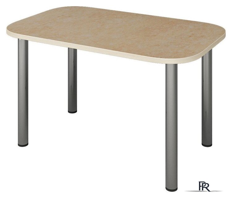 Кухонный стол Senira Р-001-02 (аламбра светлая/хром) - Изображение №1 — Интернет-магазин ПроЗаказ