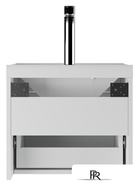  Айсберг Тумба под умывальник Bazis 50 Ева В1 DA5912T (с одним ящиком) - Изображение №4 — Интернет-магазин ПроЗаказ