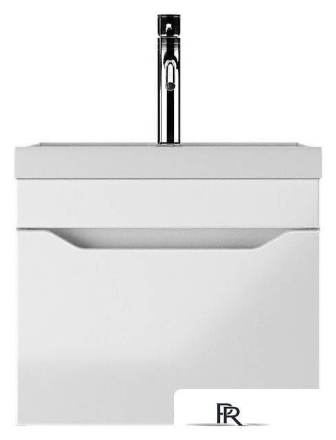  Айсберг Тумба под умывальник Bazis 50 Ева В1 DA5912T (с одним ящиком) - Изображение №2 — Интернет-магазин ПроЗаказ